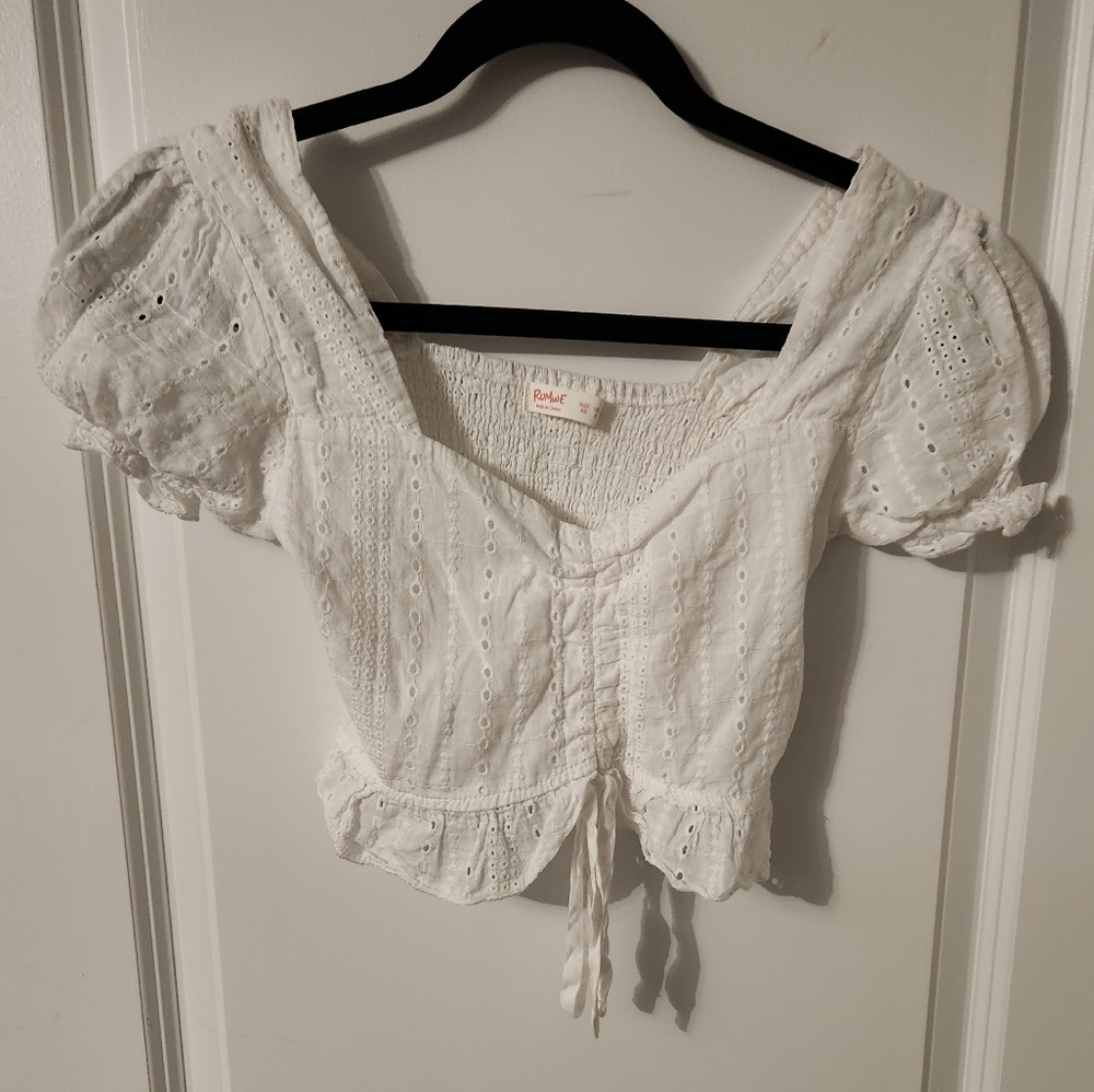cute elegant crop top